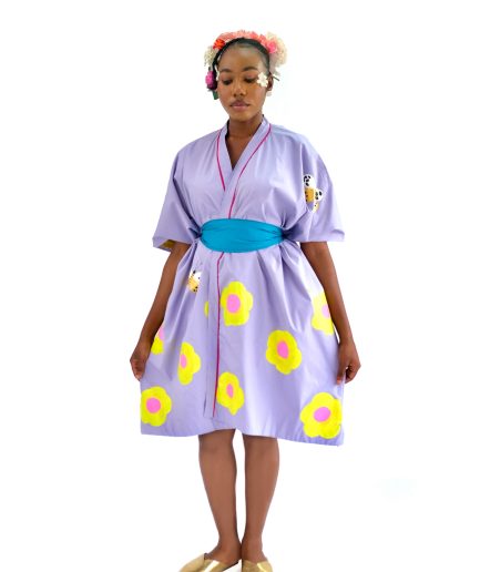 Lavender Butterfly kimono