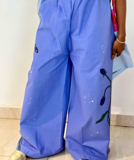 Oversized Corn flower blue pants