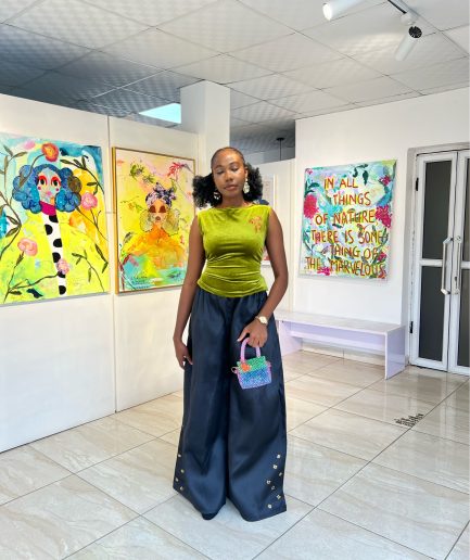 Black serendipity pants